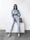 Komplet damski OLAVOGA BRANCH 2025 błękit - maWer Fashion