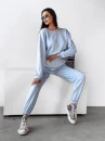 Komplet damski OLAVOGA BRANCH 2025 błękit - maWer Fashion