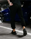 Spodnie męskie OLAVOGA APOLLO 2025 czarne - maWer Fashion