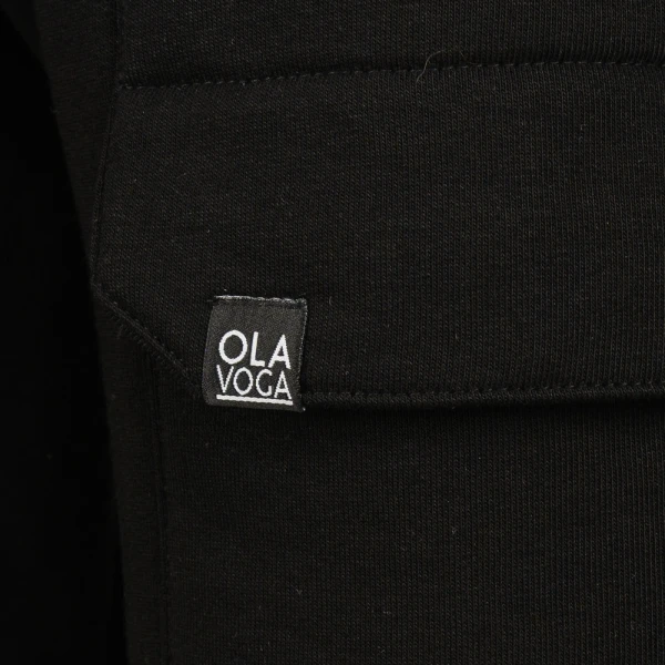 Spodnie męskie OLAVOGA APOLLO 2025 czarne - maWer Fashion