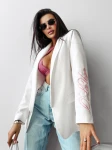 Marynarka damska OLAVOGA MARTINI 2025 ecru - maWer Fashion