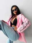 Marynarka damska OLAVOGA MARTINI 2025 pudrowy róż - maWer Fashion