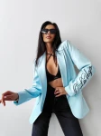 Marynarka damska OLAVOGA MARTINI 2025 błękit - maWer Fashion