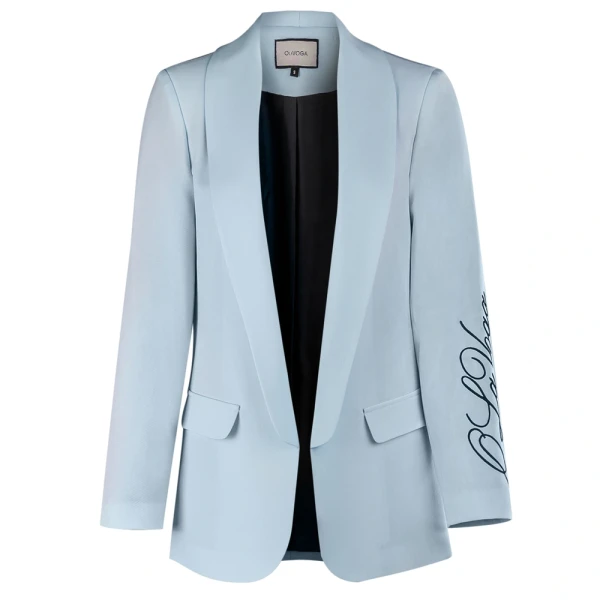 Marynarka damska OLAVOGA MARTINI 2025 błękit - maWer Fashion