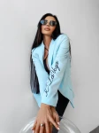 Marynarka damska OLAVOGA MARTINI 2025 błękit - maWer Fashion