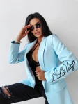 Marynarka damska OLAVOGA MARTINI 2025 błękit - maWer Fashion