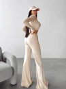 Komplet damski OLAVOGA PRIMROSE 2025 beż - maWer Fashion