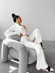 Komplet damski OLAVOGA PRIMROSE 2025 ecru - maWer Fashion