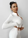 Komplet damski OLAVOGA PRIMROSE 2025 ecru - maWer Fashion