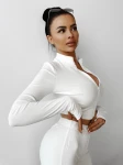 Komplet damski OLAVOGA PRIMROSE 2025 ecru - maWer Fashion