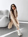 Komplet damski OLAVOGA LAGOS 2025 beż - maWer Fashion