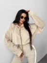 Komplet damski OLAVOGA LAGOS 2025 beż - maWer Fashion