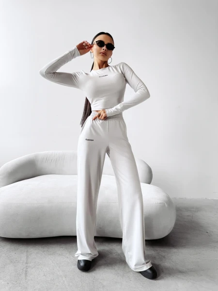 Komplet damski OLAVOGA CANARY 2025 szary – maWer Fashion