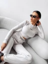 Komplet damski OLAVOGA CANARY 2025 szary – maWer Fashion