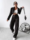Komplet damski OLAVOGA MOHITO 2025 czarny - maWer Fashion