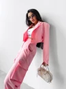 Komplet damski OLAVOGA MOHITO 2025 pudrowy róż - maWer Fashion