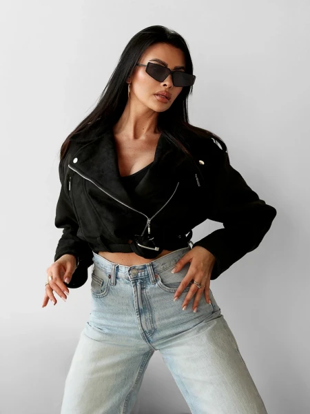 Kurtka damska OLAVOGA ABRI 2025 czarna - maWer Fashion