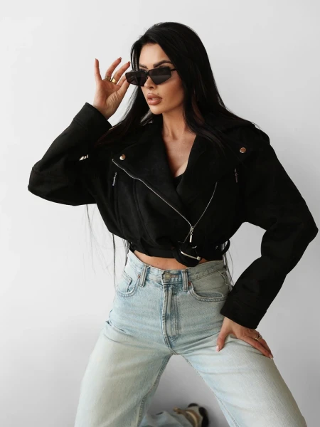 Kurtka damska OLAVOGA ABRI 2025 czarna - maWer Fashion
