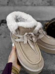 Buty damskie śniegowce OLAVOGA VITTY beżowe -  maWer Fashion