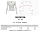 Bluzka damska OLAVOGA NELA 2026 czarna - maWer Fashion