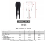 Legginsy damskie OLAVOGA TRIPLI 2026 czarne - maWer Fashion