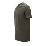 T-shirt męski OLAVOGA RAYSIER 2026 khaki - maWer Fashion