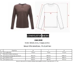 Bluzka męska longsleeve OLAVOGA ZURI 2026 cappuccino - maWer Fashion