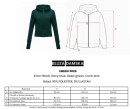 Bluza damska OLAVOGA EMERA 2026 butelkowa zieleń - maWer Fashion