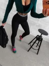 Legginsy damskie OLAVOGA TRIPLI 2026 czarne - maWer Fashion