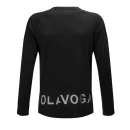 Bluzka męska longsleeve OLAVOGA ZURI 2026 czarna - maWer Fashion