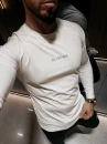 Bluzka męska longsleeve OLAVOGA ZURI 2026 ecru - maWer Fashion