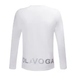 Bluzka męska longsleeve OLAVOGA ZURI 2026 ecru - maWer Fashion