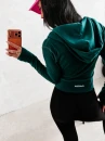 Bluza damska OLAVOGA EMERA 2026 butelkowa zieleń - maWer Fashion