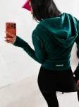 Bluza damska OLAVOGA EMERA 2026 butelkowa zieleń - maWer Fashion