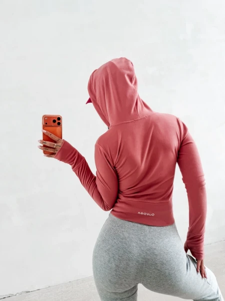 Bluza damska OLAVOGA EMERA 2026 koral róż - maWer Fashion