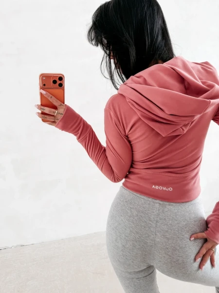 Bluza damska OLAVOGA EMERA 2026 koral róż - maWer Fashion
