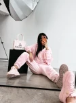 Komplet damski OLAVOGA PRISM 2026 pudrowy róż - maWer Fashion