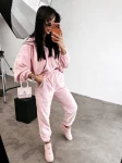 Komplet damski OLAVOGA PRISM 2026 pudrowy róż - maWer Fashion