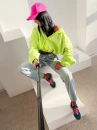 Bluza damska OLAVOGA TULIP 2026 zielona - maWer Fashion