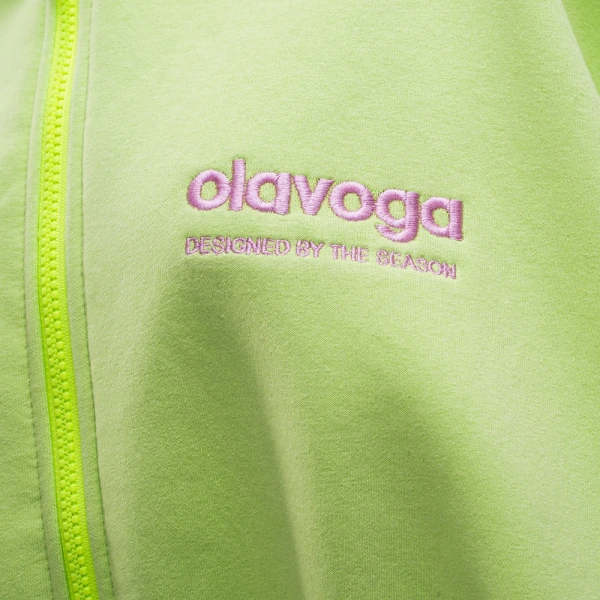 Bluza damska OLAVOGA TULIP 2026 zielona - maWer Fashion