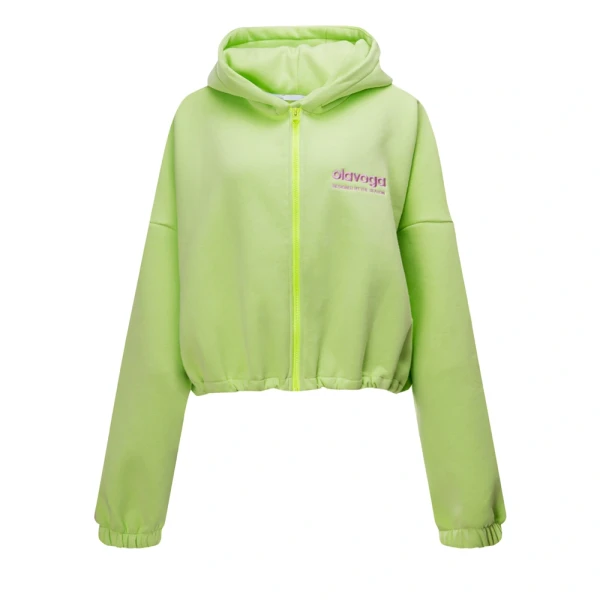 Bluza damska OLAVOGA TULIP 2026 zielona - maWer Fashion