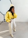 Bluza damska OLAVOGA TULIP 2026 żółta - maWer Fashion