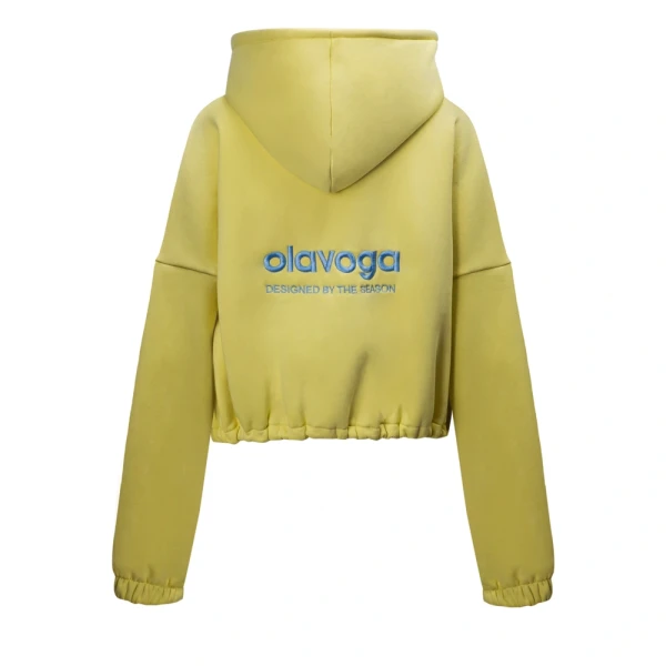 Bluza damska OLAVOGA TULIP 2026 żółta - maWer Fashion