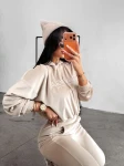 Komplet damski OLAVOGA HANDIES 2026 beż - maWer Fashion
