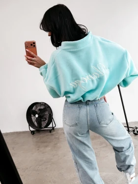 Bluza damska OLAVOGA SOFTI 2026 miętowa