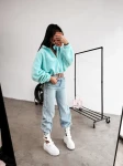 Bluza damska OLAVOGA SOFTI 2026 miętowa - maWer Fashion