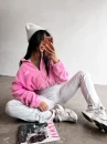 Bluza damska OLAVOGA SOFTI 2026 róż - maWer Fashion