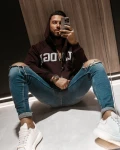 Bluza męska OLAVOGA IRIS MEN 2026 śliwka - maWer Fashion