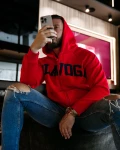 Bluza męska OLAVOGA IRIS MEN 2026 czerwona - maWer Fashion