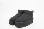 Buty damskie śniegowce OLAVOGA MISTIC czarne - maWer Fashion